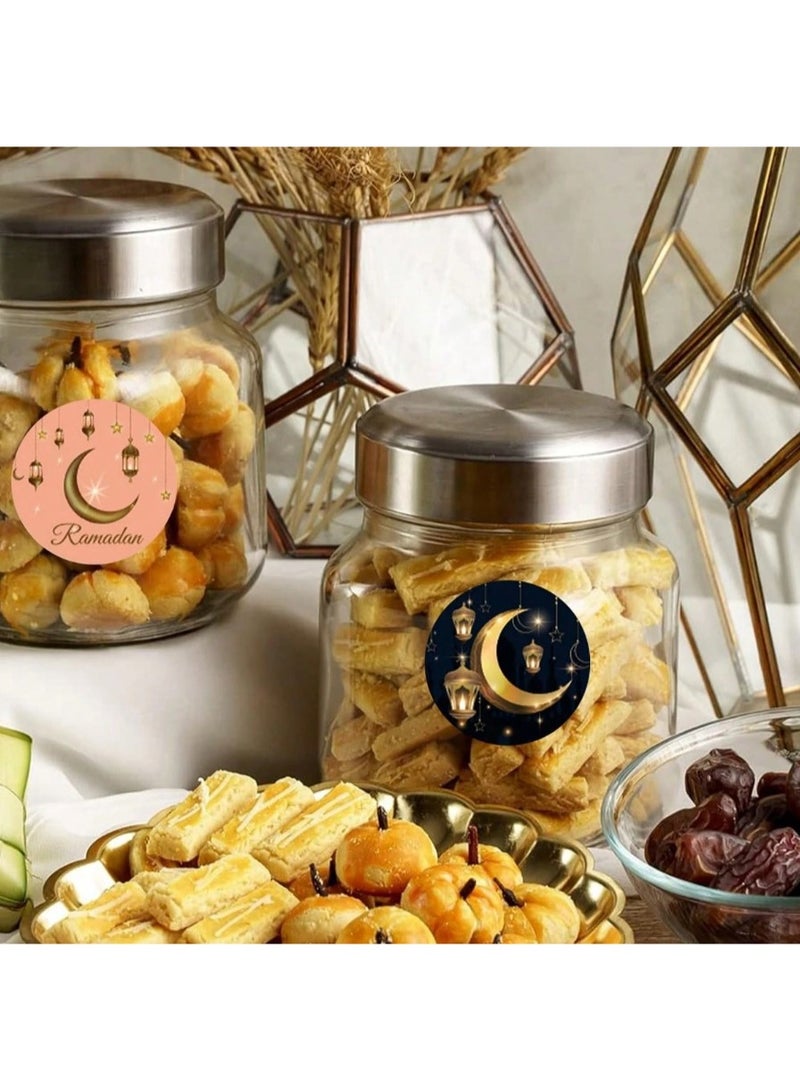 ملصقات تزيين الحلويات لرمضان والعيد مذهب 500 ستيكر - Image 5